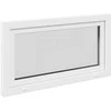 Požeminio lango RISOR 110 x 60 cm PVC ir stiklas Balta