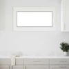 Požeminio lango RISOR 110 x 70 cm PVC ir stiklas Balta