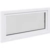 Požeminio lango RISOR 120 x 60 cm PVC ir stiklas Balta