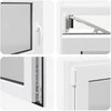 Požeminio lango RISOR 120 x 60 cm PVC ir stiklas Balta