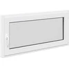 Požeminio lango RISOR 120 x 60 cm PVC ir stiklas Balta