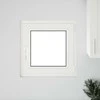 Požeminio lango RISOR 50 x 50 cm PVC ir stiklas Balta