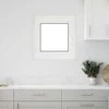 Požeminio lango RISOR 50 x 50 cm PVC ir stiklas Balta