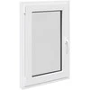 Požeminio lango RISOR 60 x 100 cm PVC ir stiklas Balta