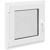 Požeminio lango RISOR 60 x 60 cm PVC ir stiklas Balta