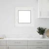 Požeminio lango RISOR 60 x 60 cm PVC ir stiklas Balta