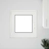 Požeminio lango RISOR 60 x 60 cm PVC ir stiklas Balta