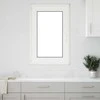 Požeminio lango RISOR 60 x 80 cm PVC ir stiklas Balta