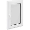 Požeminio lango RISOR 60 x 90 cm PVC ir stiklas Balta