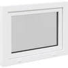 Požeminio lango RISOR 80 x 50 cm PVC ir stiklas Balta