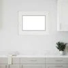 Požeminio lango RISOR 80 x 50 cm PVC ir stiklas Balta