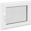Požeminio lango RISOR 80 x 60 cm PVC ir stiklas Balta