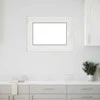 Požeminio lango RISOR 80 x 60 cm PVC ir stiklas Balta