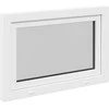 Požeminio lango RISOR 90 x 50 cm PVC ir stiklas Balta