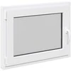 Požeminio lango RISOR 90 x 60 cm PVC ir stiklas Balta