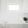 Požeminio lango RISOR 90 x 70 cm PVC ir stiklas Balta