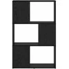 TV staliukas TV spintelių komplektas 60 x 24 x 94,5 cm Juoda