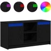 TV staliukas TV vienetai Juoda 100 x 34 x 50 cm Apdirbta mediena