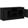 TV staliukas TV vienetai Juoda 100 x 34 x 50 cm Apdirbta mediena