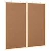 Pranešimų lenta 80 x 80 x 1.4 cm Pušies masyvas Ruda