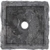 Praustuvas, pilkos spalvos, 30x30x13cm, marmuras