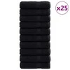 Svečių Rankšluostis SOLUND 25 pcs Juoda 70 x 140 cm 550 gsm
