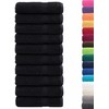 Svečių Rankšluostis SOLUND 25 pcs Juoda 100 x 150 cm 550 gsm