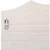 Prie sienos montuojama kabykla, balta, 50x10x23cm, mediena