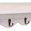 Prie sienos montuojama kabykla, balta, 50x10x30cm, mediena