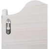 Prie sienos montuojama kabykla, balta, 50x10x30cm, mediena