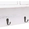 Prie sienos montuojama kabykla, balta, 50x10x34cm, mediena