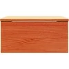 Naktinis staliukas 2 pcs Vaško ruda 37 x 35 x 18,5 cm