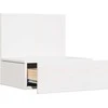 Naktinis staliukas 2 pcs Balta 42 x 32,5 x 40 cm Pušies masyvas