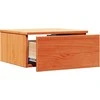Naktinis staliukas 2 pcs Vaško ruda 37 x 35 x 18,5 cm