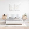 Naktinis staliukas 2 pcs Ruda 44 x 32,5 x 40 cm Pušies masyvas
