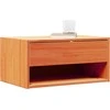 Naktinis staliukas 2 pcs Vaško ruda 50 x 32,5 x 24 cm
