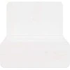 Naktinis staliukas 2 pcs Balta 44 x 32,5 x 40 cm Pušies masyvas