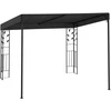 Prie sienos montuojama pavėsinė, antracito, 3x3x2,5m