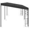 Prie sienos montuojama pavėsinė, antracito, 6x3x2,5m