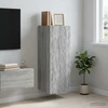Prie sienos montuojama spinta 33 x 34,5 x 90 cm Pilka Sonoma