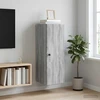 Prie sienos montuojama spinta 33 x 34,5 x 90 cm Pilka Sonoma