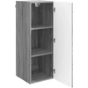 Prie sienos montuojama spinta 33 x 34,5 x 90 cm Pilka Sonoma