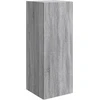 Prie sienos montuojama spinta 33 x 34,5 x 90 cm Pilka Sonoma