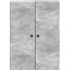 Prie sienos montuojama spinta 66 x 34,5 x 90 cm Betono pilka