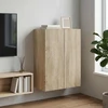 Prie sienos montuojama spinta 66 x 34,5 x 90 cm Sonoma ąžuolas