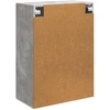 Prie sienos montuojama spinta 66 x 34,5 x 90 cm Betono pilka