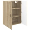 Prie sienos montuojama spinta 66 x 34,5 x 90 cm Sonoma ąžuolas