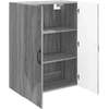 Prie sienos montuojama spinta 66 x 34,5 x 90 cm Pilka Sonoma