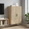 Prie sienos montuojama spinta 66 x 34,5 x 90 cm Sonoma ąžuolas