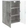 Prie sienos montuojama spinta 66 x 34,5 x 90 cm Betono pilka